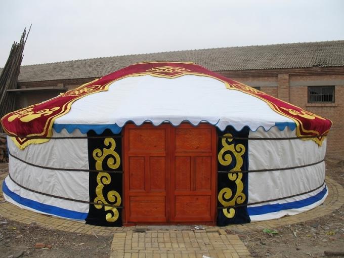 Lichtschutz-Polyester-Segeltuch Yurt-Art-Zelt warm für Reise-Anpassung