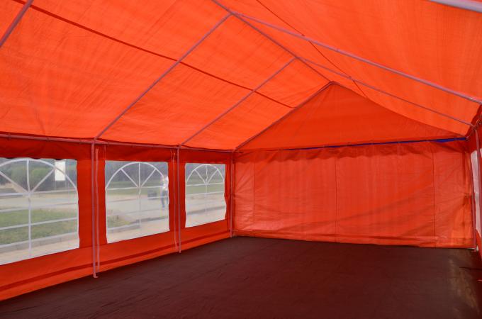 Orange große Kapazitäts-Festzelte im Freien, einfaches Installations-Gartenfest-Zelt 
