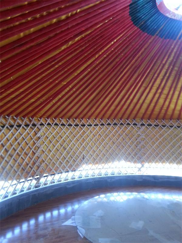 4m Durchmesser-mongolisches gewölbtes Zelt/Yurt-Campingzelt für das Leben oder das Versorgen