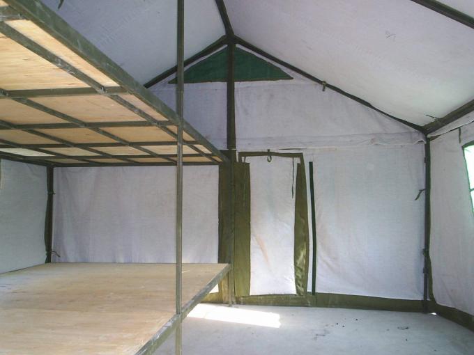 2 - 40 Personen-Hochleistungs- Segeltuch-Zelte mit heißem galvanisiertem Stahl-Pole-Rahmen