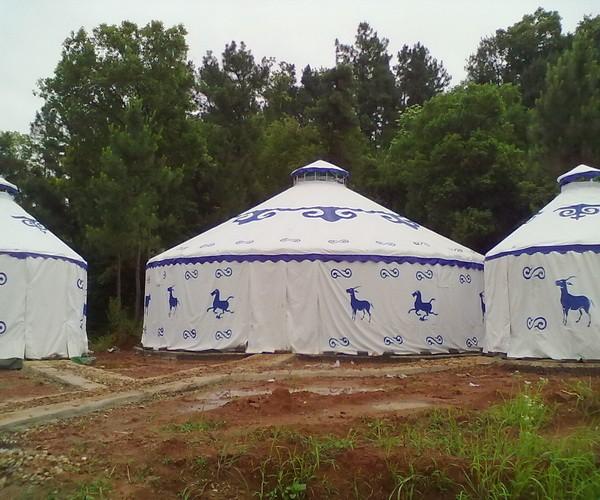Festival-Tätigkeits-mongolisches Zelt-Haus mit 4 Schicht-Feuerfestigkeits-Abdeckungs-Gewebe