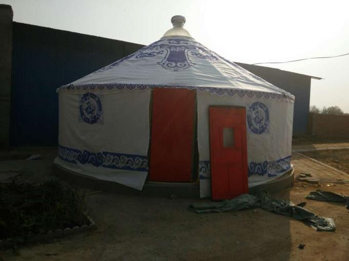 Kreis geformtes Mongolian Yurt-Zelt mit Wurm - Bambus verhindernd, löst Material aus