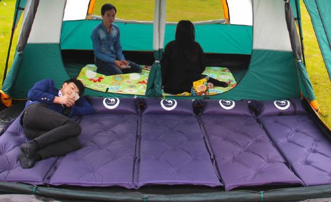 Segeltuch-Gewebe-Campingzelt-Doppelschichten im Freien mit dem guten Zerreißen beständig