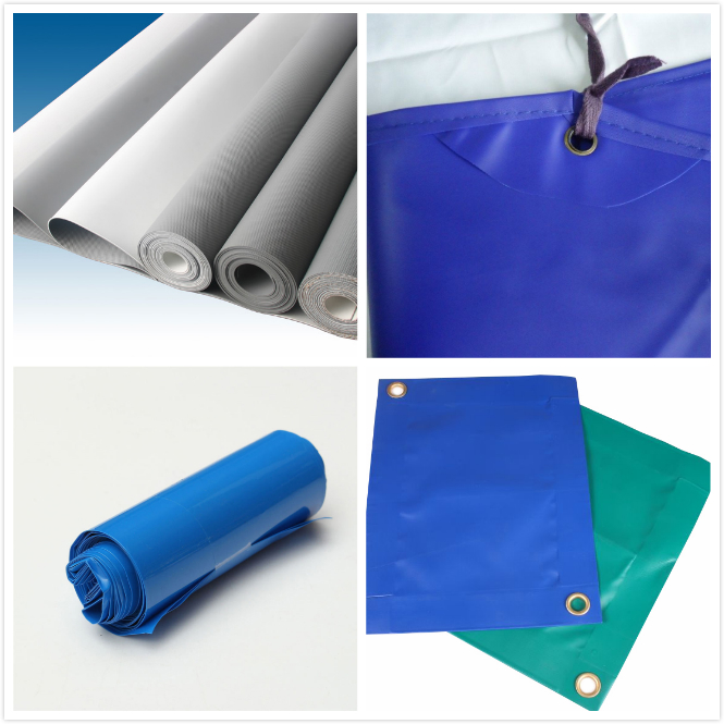 Polyester PVC-Planen-Gewebe benutzt für LKW und Seiten-PVC-Vorhang