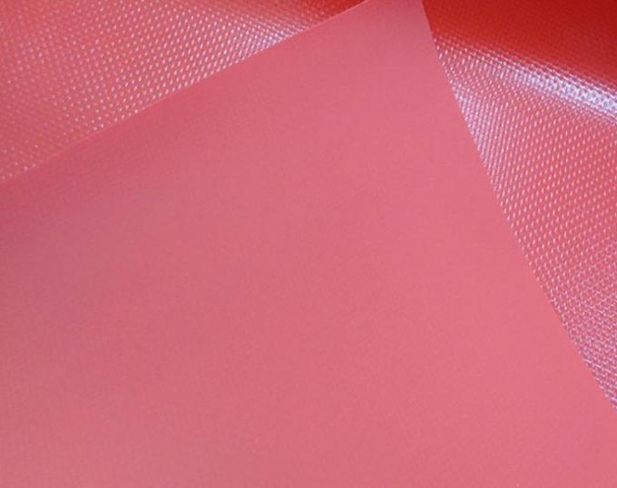 Rotes PVC beschichtete Polyester-Planen-Riss beständiges 650gsm 1000d*1000d 20*20