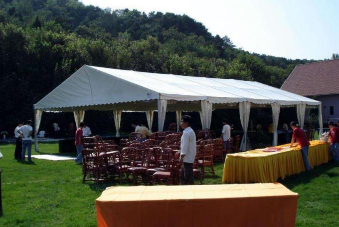 PVC-Gewebe-Festzelt-Oxford-Stoff Hochzeits-Festzelt-Zelt im Freien, weiß